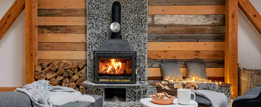 Thelin Hearth Products Direct Vent Gas Stove Fireplace Inspection in North York, Ontario